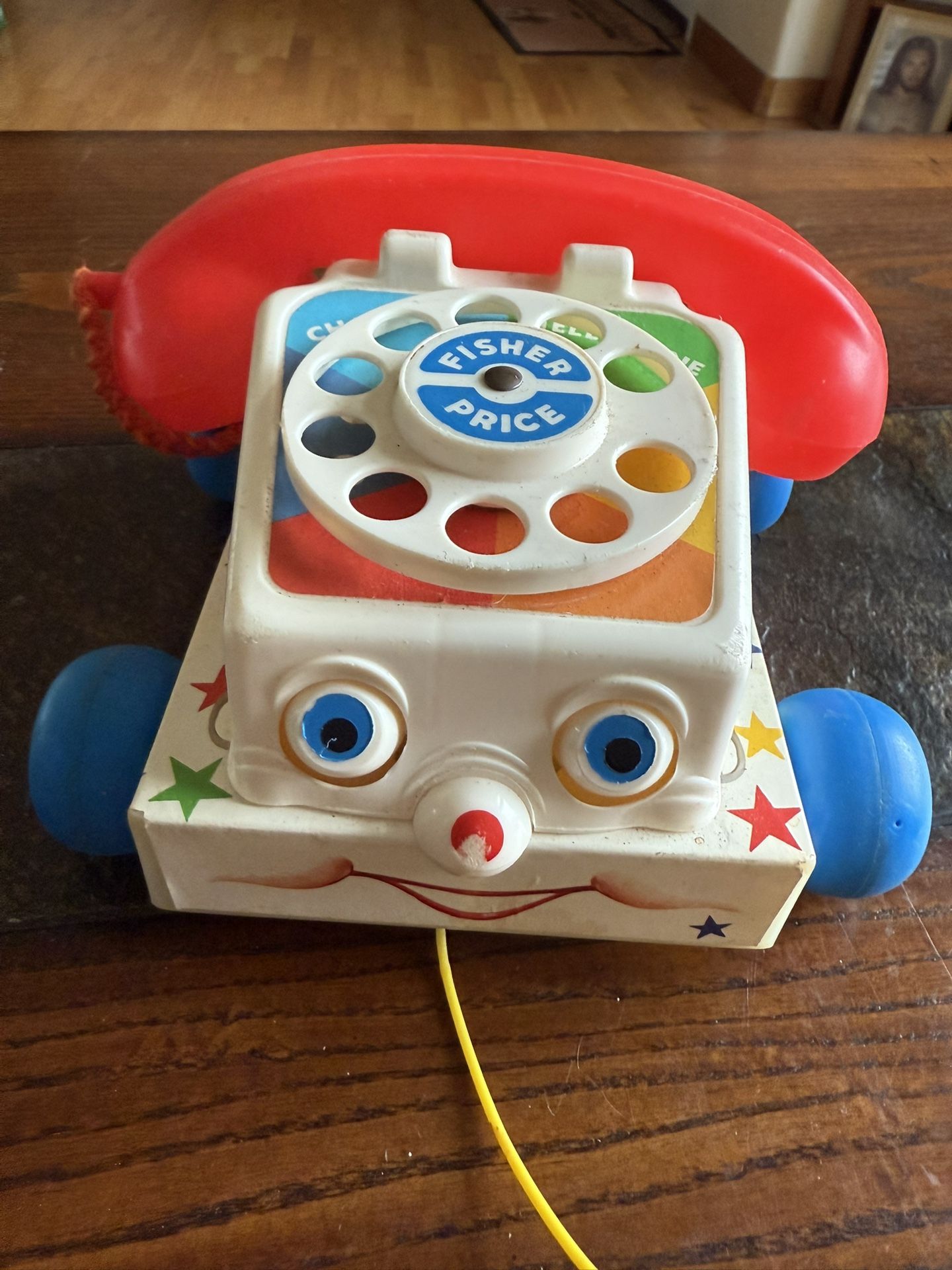 Vintage Fischer price Pull Along Toy phone