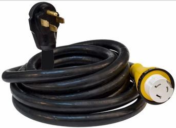 RV Power Cord 25ft 50amp Detachable Cable Locking Receptacle 1 Pc - NEW
