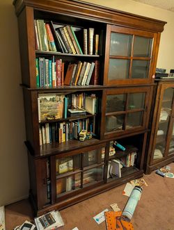 Large Wooden Bookcase