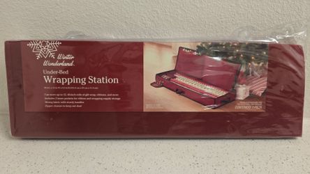Brand New Winter Wonderland Under-Bed Wrapping Station Organizer