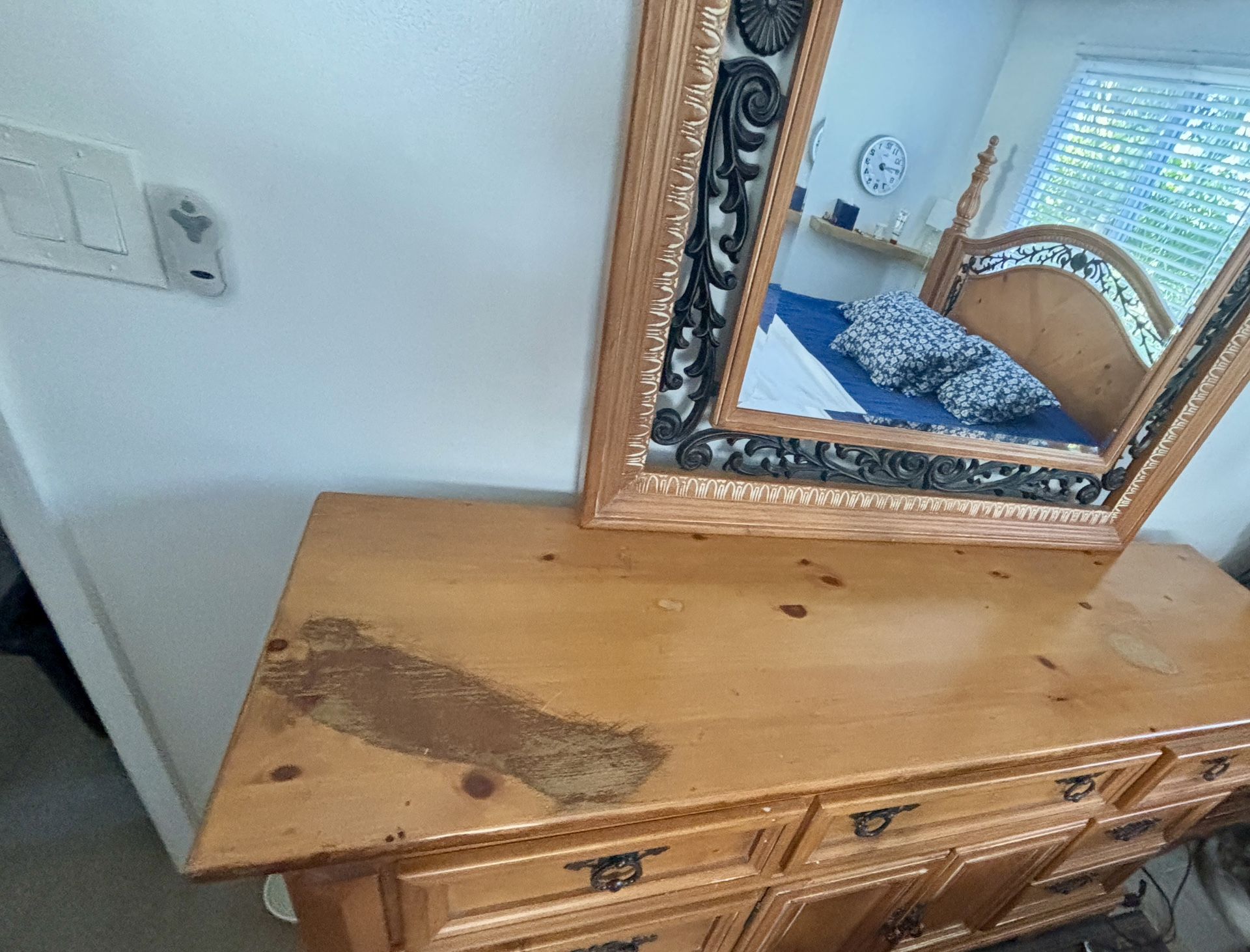 Double Dresser With Mirror