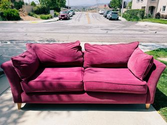 Cabernet Red Sofa