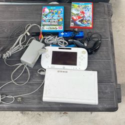 Nintendo Wii U With 2 Mario Games