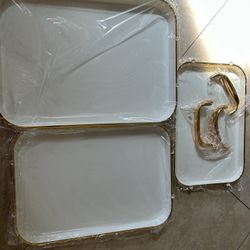 Set of 3 Serving Platter Trays