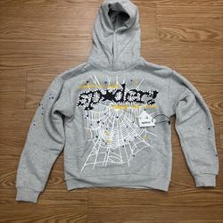 Sp5der Hoodie Black & Grey 