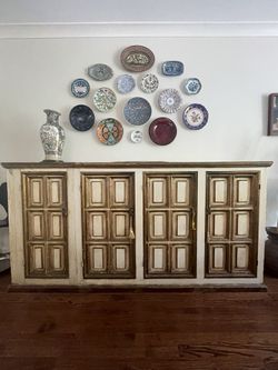 Vintage Wooden Bar Cabinet