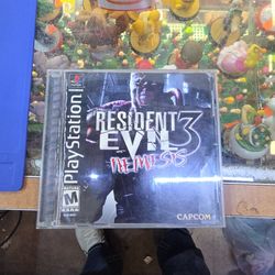 Resident Evil 3: Nemesis PlayStation 1,  no manual
