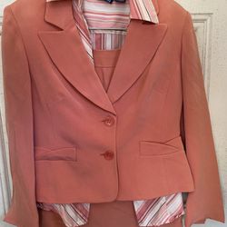 Skirt Suit Set With Blouse