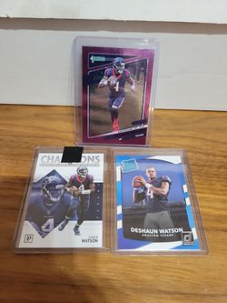 Deshaun Watson Houston Texans Football Card Lot
