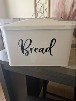 Bread metal tin container
