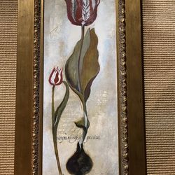 Gold Framed Painted Artwork