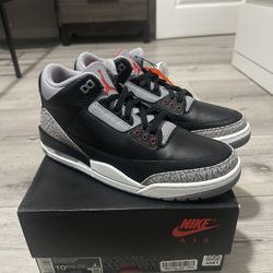 Jordan 3 Black Cement - Size 10.5