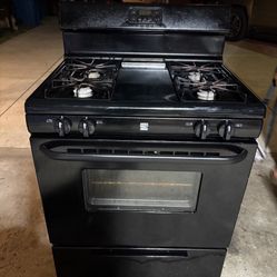 Kenmore Black Stove Asking 250 