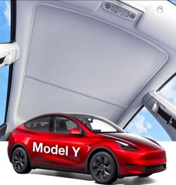 Wigoo for Tesla Model Y Accessories Sunshade Roof, Interior Gray
For Model Y 2020~2025, Never Sag, Nano Ice-Crystal Coatings, Heat Insulation Glass Ro