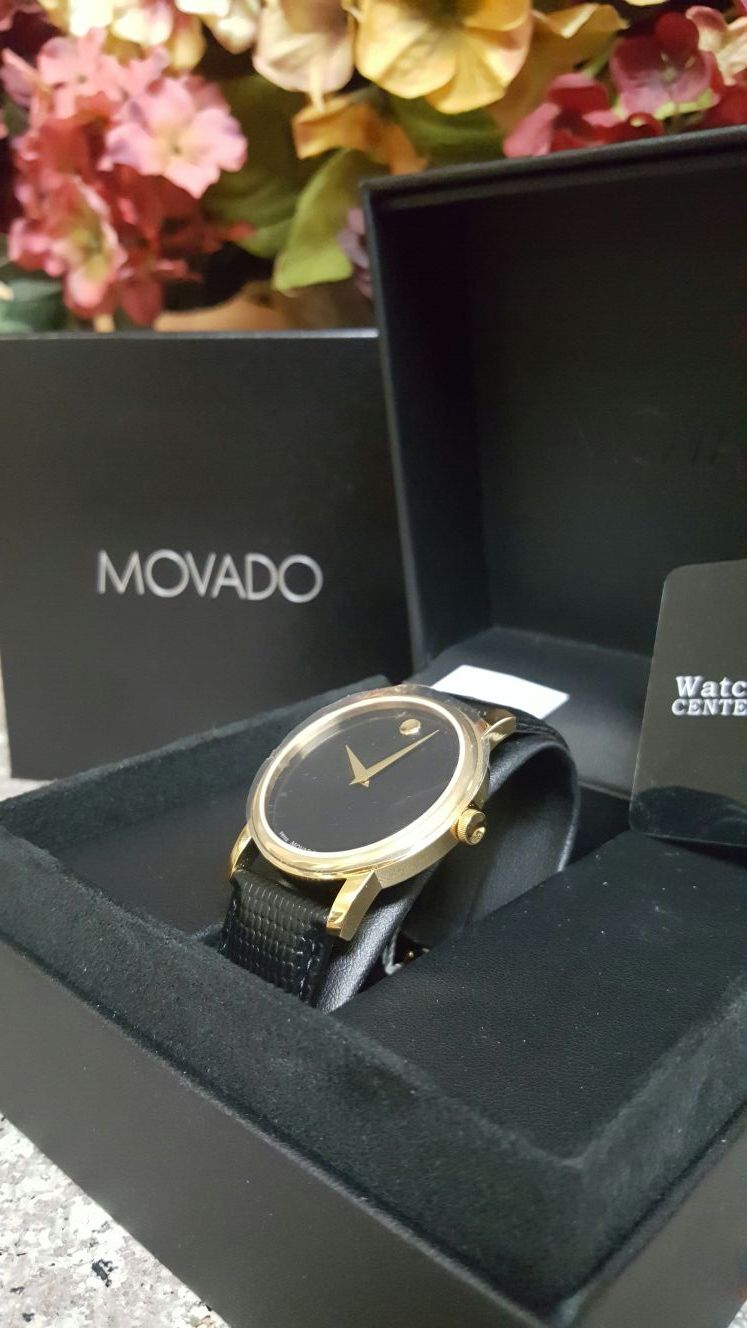 Movado Museum Black Dial New in Box ($569 retail)