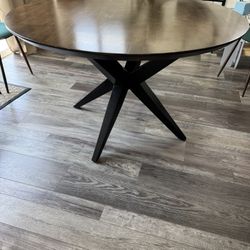Dark Brown Dining Table