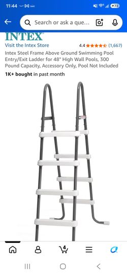 New In Box 48 inch Intex Pool Ladder