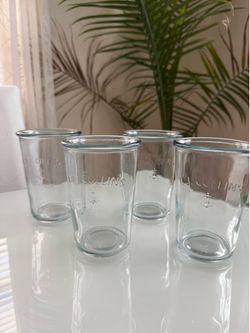 Set of 4 Anchor Drinking Glasses – Excellent Condition