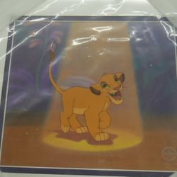  Disney Sericel SIMBA'S SPOTLIGHT Cel FR The Lion King Animation Art 