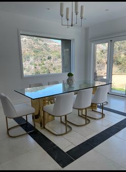 Restoration Hardware Dining Set with 10 chairs