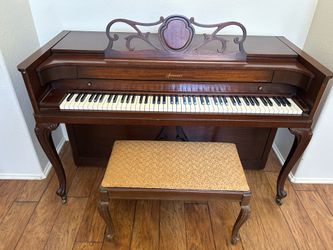Acrosonic Piano and bench