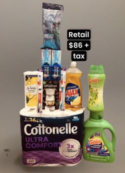Bundle - Cottonelle, Gain, Ajax Etc Save Over $30
