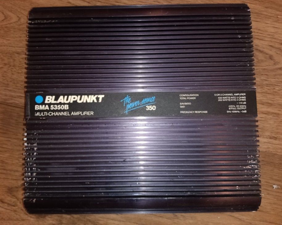Old School Blaupunkt 5 Channel Car Amplifier