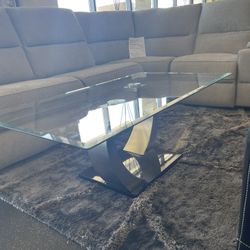 Glass Top Coffee Table On Sale