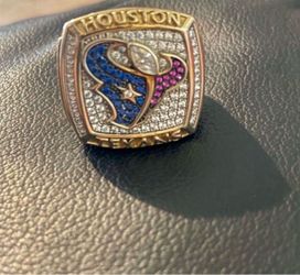 Houston Texans Custom-Made Ring Gold Over Silver925