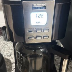 Bella - Pro Series 14-Cup Coffee Maker - Black stainless steel