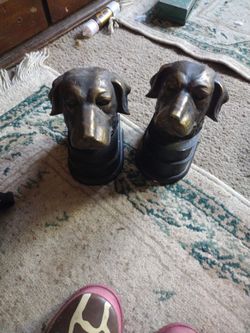 Golden Retriever Book Ends