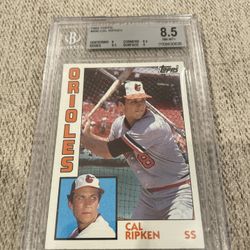 1984 Cal Ripken Beckett Graded 8.5