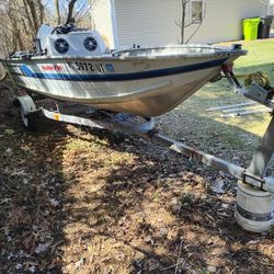 14' Tracker Fishing boat, Trailer Included, $2,500 O.B.O