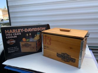Harley Davidson 1903 Crate Ice Chest 