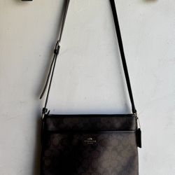 Coach Signature File Crossbody Bag F58297