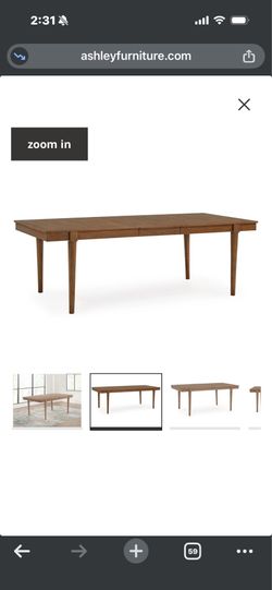 Lyncott 74"-92" Extendable Dining Table