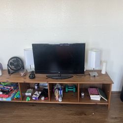 Tv Table, Wooden, Need Gone Asap** Willing To Negotiate
