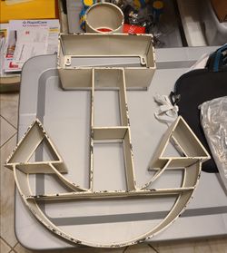 Wall metal Anchor frame decor