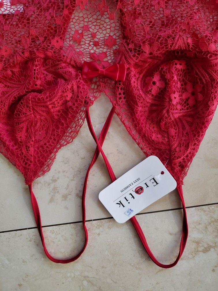 New Red Nighty Size M