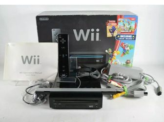 NINTENDO WII + 33 POPULAR WII and GAMECUBE GAMES + 2500 RETRO GAMES