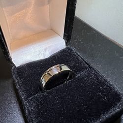 Solid 18K White Gold Ring – Real Gold – Unisex/Jewelry Gift