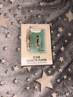 Clear Cassette player