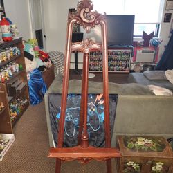 Large Vnt Carved Easel 