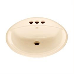 American Standard Aqualyn Self-Rimming Bathroom Sink in Bone
