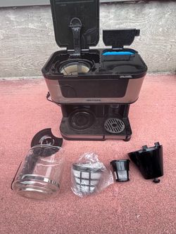 AIRMSEN 3-in-1 Coffee Maker – K-Cup, Ground Coffee & 12-Cup Pot – $20