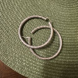 Hoop Silver 925 Earrings 