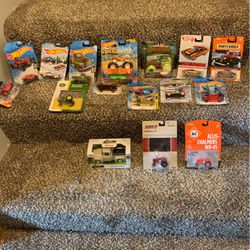 Assorted Hot Wheels And Matchbox Cars