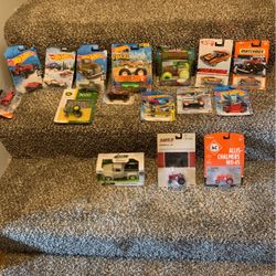 Assorted Hot Wheels And Matchbox Cars