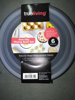 Trueliving Six Piece Mixing Bowl Set!!!