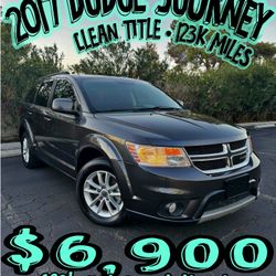 2017 Dodge Journey SXT SUV 4 DOORS 3 ROWS excellent condition 